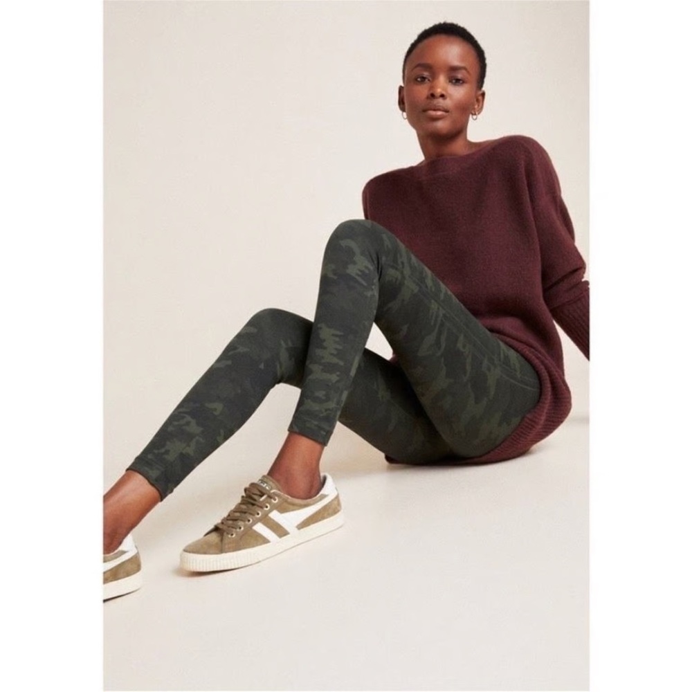 SPANX Olive Camo Women's Leggings